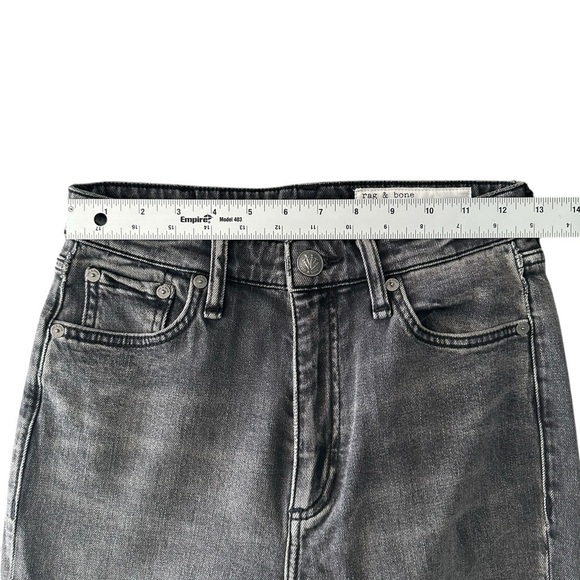 Rag & Bone Casey High Rise ankle flare distressed jeans size 25 - Picture 7 of 16